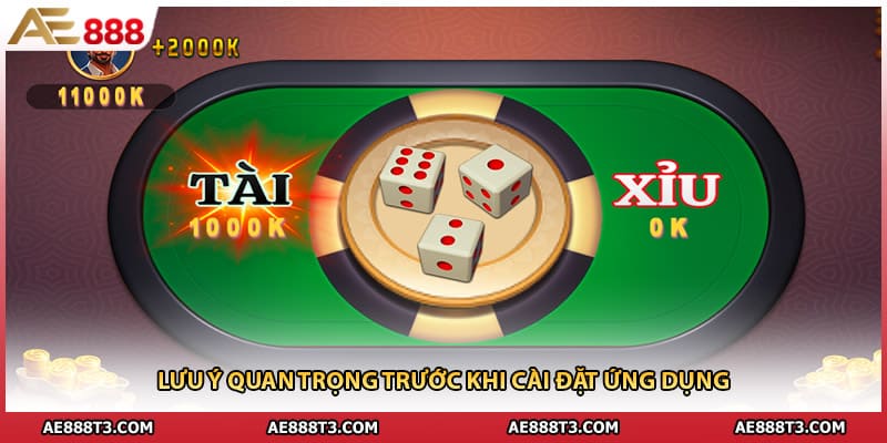Lưu ý quan trọng trước khi cài đặt ứng dụng